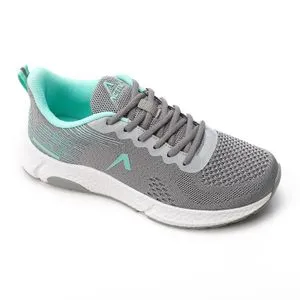 Activ Self Pattern Athletic Grey And Cyan Sneakers