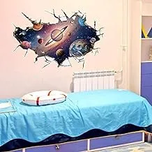 3D space astronaut stereo wall sticker