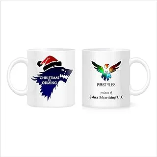 FMstyles Game of Thrones Christmas Is Coming White Mug (FMS367)