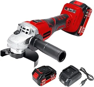 DURMIRI Cordless Angle Grinder 5 Inch With Extra Battery And Charger