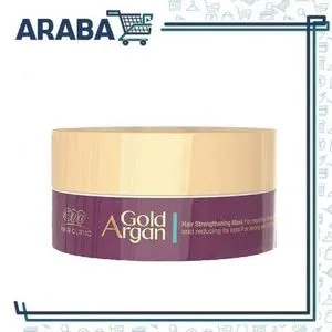 Eva Hair Clinic Gold Argan Hair Strengthening Mask 200 Gm E