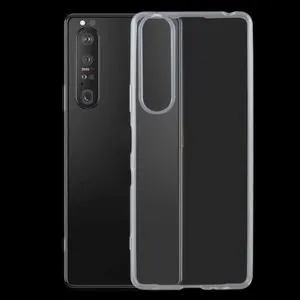 For Sony Xperia 1 III Transparent TPU Protective Case