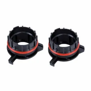 1 Pair TK-124 H7 LED Headlight Bulb Base Retainer Holder Adapter For BMW E39-1 / Benz SLK