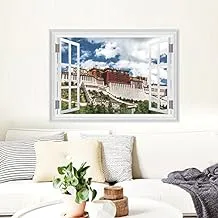 3D Potala Palace Beauty View Wall Sticker Children's bedroom Living Cafe Bar Office Decoration Can Remove The Wall Poster