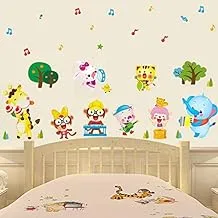 Cartoon cute animal concert stickers