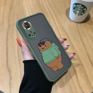 غطاء هاتف Honor 50 Cool Bear غير لامع