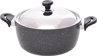 Saflon Granite Pot, 18 cm Size, Gray