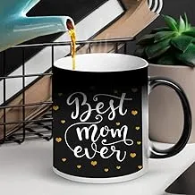 FUNKY STORE Ceramic, Magic Coffee Mug of 11oz As Mothers-Day Gifts, Best Mom Ever Printed (Multicolour)