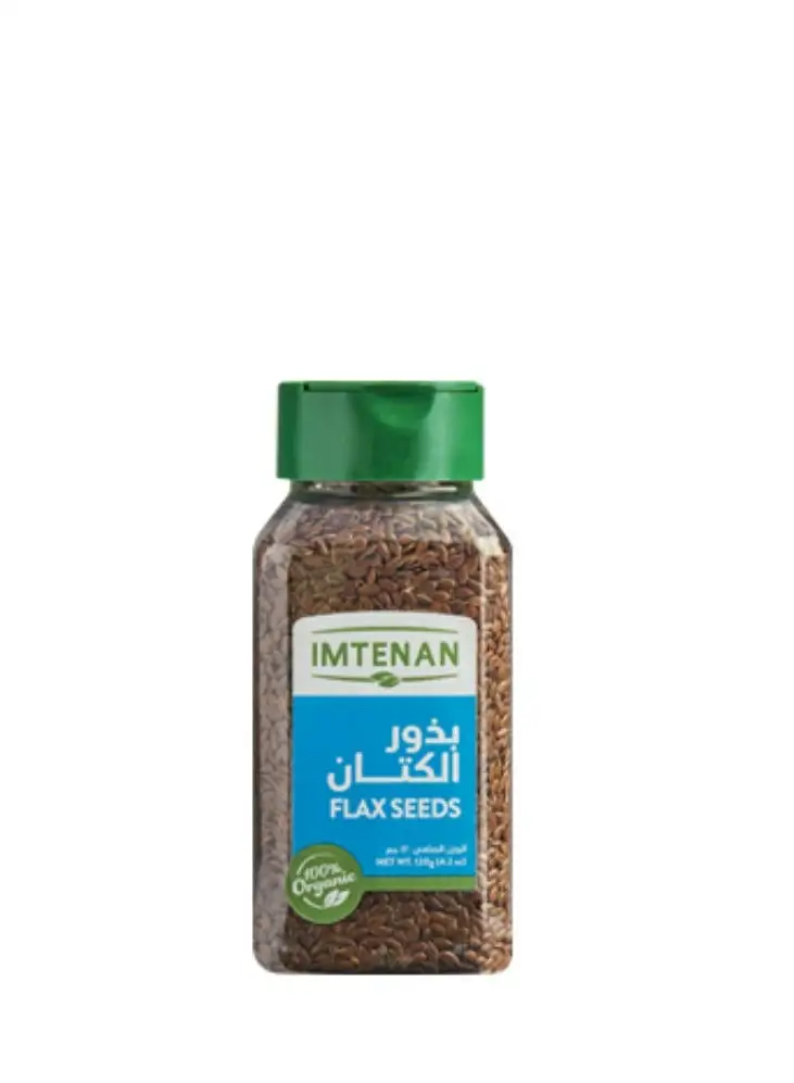 Imtenan Organic Flax Seeds 120 grams