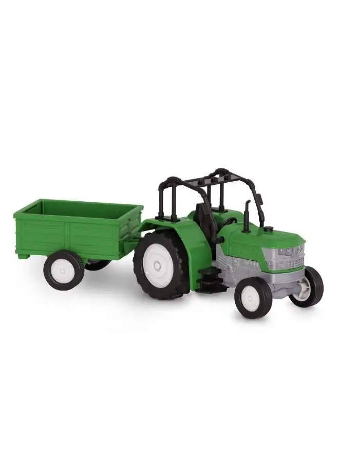 DRIVEN Micro Tractor With Detachable Trailer, Light, and Sound