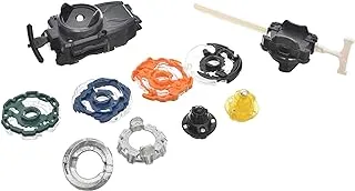 Plastic Large Beyblade Enlighten Your IQ Toy With Colourful Amazing Design And Dual Spinning Add More Funny For Children set Of 11 Pieces - Multi Color