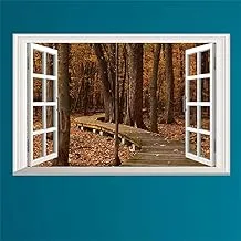 Decorative Window Landscape Sofa Background Living Room Entrance Picture Wall Decoration Sticker TMY5086