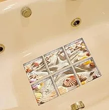 3d Anti Slip Waterproof PVC Bathtub Sticker Decor Starfish beach bathroom sticker wall stickers-X