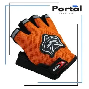 Half Finger Motorcycle Gloves For Joint Protection, Waterproof Padded