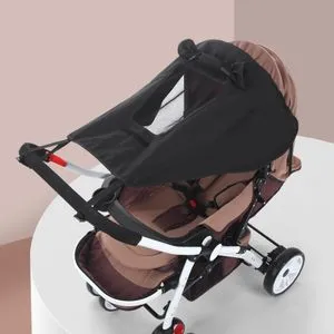 Durable Stroller Sunshade  Sunshade For Pram Infants Black