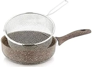 Saflon Potato Cooker, 24 cm Size, Chocolate