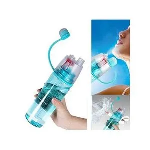 Spray Water Bottle For Outdoor & Gym - Mist Spray Cup - 600ml Drinking Cup Water