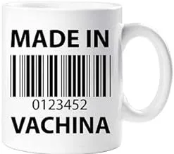 PotteLove Personalised Funny Coffee Mug Tea Cups, Vachina Mug Made In Vachina Funny Novelty Ceramic Cup Gift Friend 11 Oz