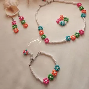 Bracelets 4Pcs Necklace, Earring, Bracelets And Ring