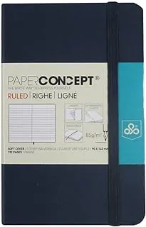 OPP PAPER CONCEPT 14 x 9 Executive Notebook Soft cover - Assorted Colors - Dark Blue