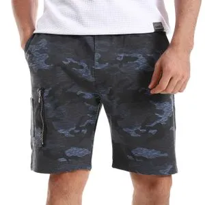 Diadora Men Cotton Short With Side Pockets - Navy