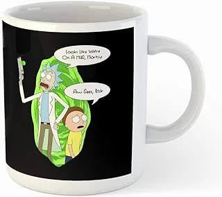 White Mug with Rick - Looks Like We're On A MUG, Morty design printing