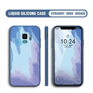 Samsung Galaxy S9 Case Watercolor Silicone Phone Cover