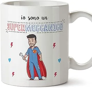 MUGFFINS Mechanical Mug (Superheroes) - Original Mechanics Gift Ideas