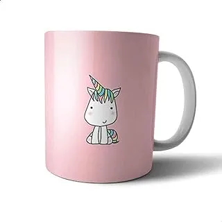 Ceramic Unicorn Print Mug - Multi Color