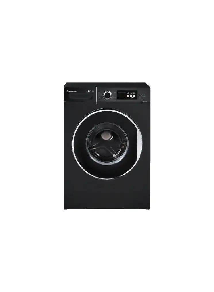 White Point Front Load Full Automatic Washing Machine 8KG Inverter Steam Wash Black WPW81015DSWB inv