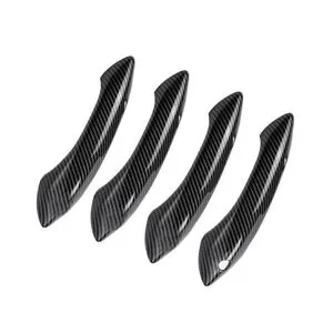 Acara ABS Carbon Fiber Outside Exterior Door Handle Protector Cover Trim For-BMW 5 6 7 Series F07 F10 F11 F06 F12 F13 F01 F02