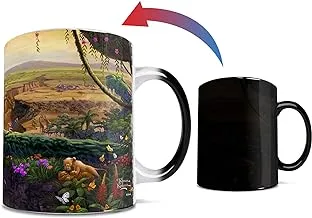 Disney - The Lion King - Return to Pride Rock - Thomas Kinkade - One 11 oz Morphing Mugs Color Changing Heat Sensitive Ceramic Mug – Image Revealed When HOT Liquid Is Added!