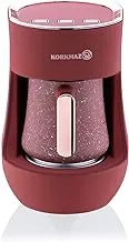 Korkmaz Authentic 700W Coffee Making Machine, Red