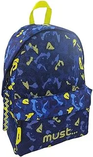 MUST BACKPACK MONOCHROME ARMY NET BLUE – YELLOW 4 CASES,