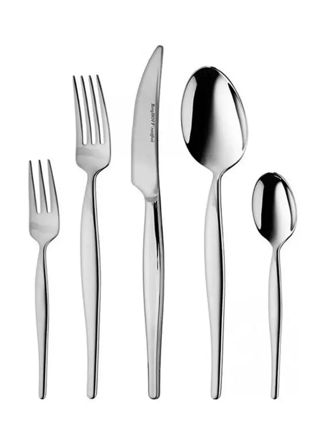 Berghoff Set Of Flatware Finesse 72 Pieces Stainless Steel Silver