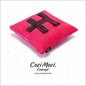 Cozimozi Fushia حامل كتب على شكل وسادة - غلاف