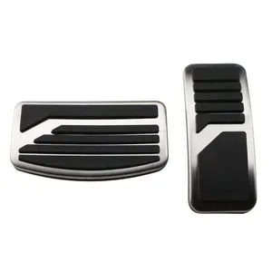 (AT)Lilmanta Car Gas Fuel Brake Pedal Cover For Mitsubishi PAJERO CER