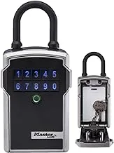 Master Lock Connected Key Safe [Bluetooth or Combination Access] [Shackle] [Outdoor] - 5440EURD - Select Access Smart Key Lock Box