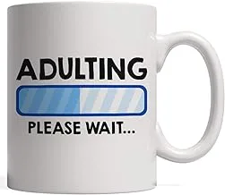 Adulting Please Wait Funny Immature Loading 18 Years Old Eighteen Birthday Gift