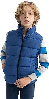 DeFacto Boys Regular Fit Sleeveless B1849A8 Mock Neck Jacket