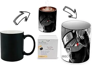 Risty Shop Naruto (Style-160) Gourmet Coffee Magic Mug Superhero Jujutsu Manga Anime Lovers Capacity 350 ml, Dishwasher, Microwave Safe, Must Buy, Birthday Gift.