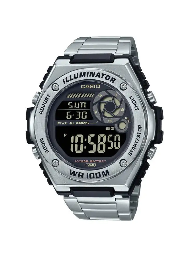 CASIO Stainless Steel Digital Watch MWD-100HD-1BVDF