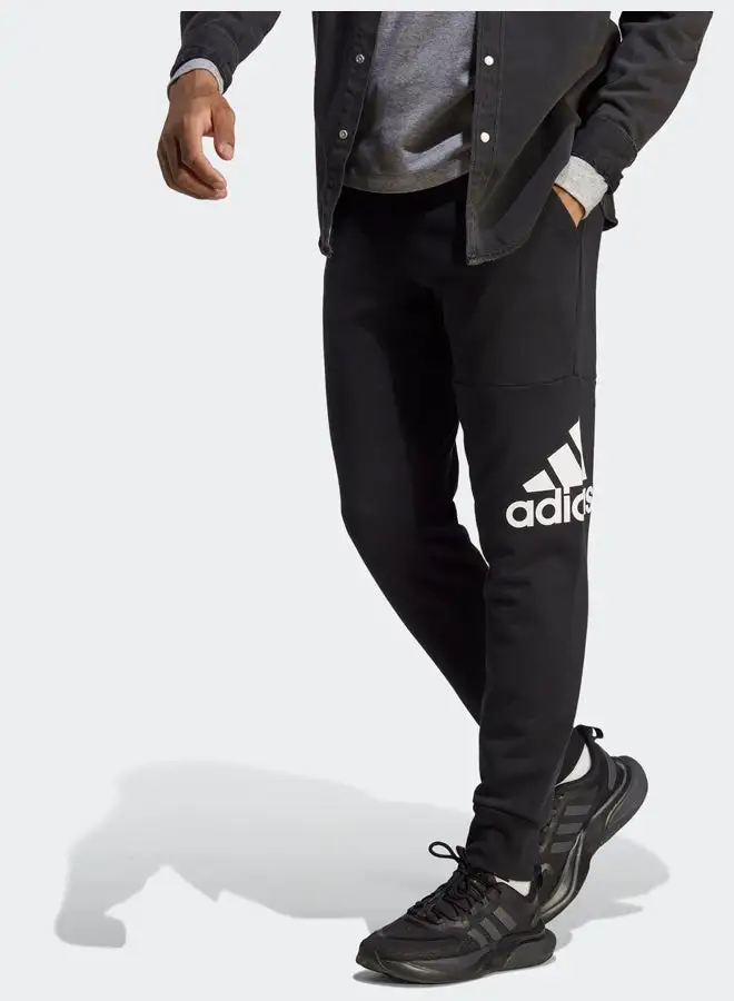 Adidas Essentials French Terry Tapered Cuff Logo Joggers