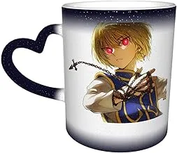 Hunter x Hunter Kurapika Anime Ceramic Heat Sensitive Color Changing Coffee Mug Starry Sky Novelty Travel Mug Unique Funny Galaxy Coffee Mug Tea Mugs & Coffee Cups 12 OZ