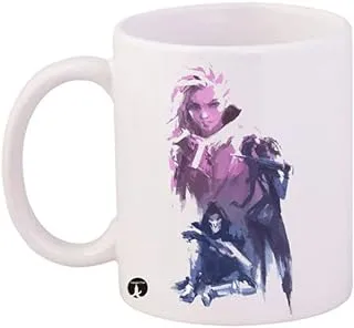 RYN PRINTED/Overwatch/Mug White Purple/Blue 11ounce