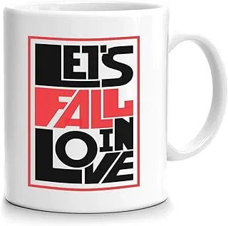 كوب مطبوع عليه اسم FMstyles Lets Fail In Love