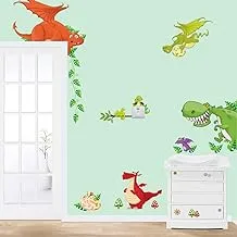 Dinosaur Zoo Living room bedroom Removable Wall stickers