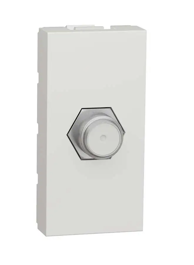 Schneider Electric Schneider Electric Tv Socket, New Unica, Mechanism, 1 Module, F-Type, Ip2Xc, White