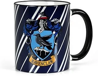 Elbenwald Harry Potter Arms Ravenclaw Coat Mug with Arm with Ephrags Ravenclaw/Adler and Ceramic Lettering 300ml Blue