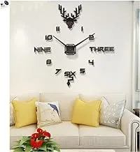 Large Deer Wall Clock 3D